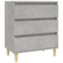 Voir la diapositive 2 : VIDAXL Buffet Gris beton 60x35x70 cm Bois d'ingenierie