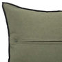 Voir la diapositive 2 : ATMOSPHERA Coussin Déco  Linah  45x45cm Vert Kaki