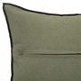 Voir la diapositive 2 : ATMOSPHERA Coussin Déco  Linah  45x45cm Vert Kaki