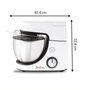 Voir la diapositive 2 : MOULINEX Robot pâtissier 4.6l 1100w blanc - qa510110