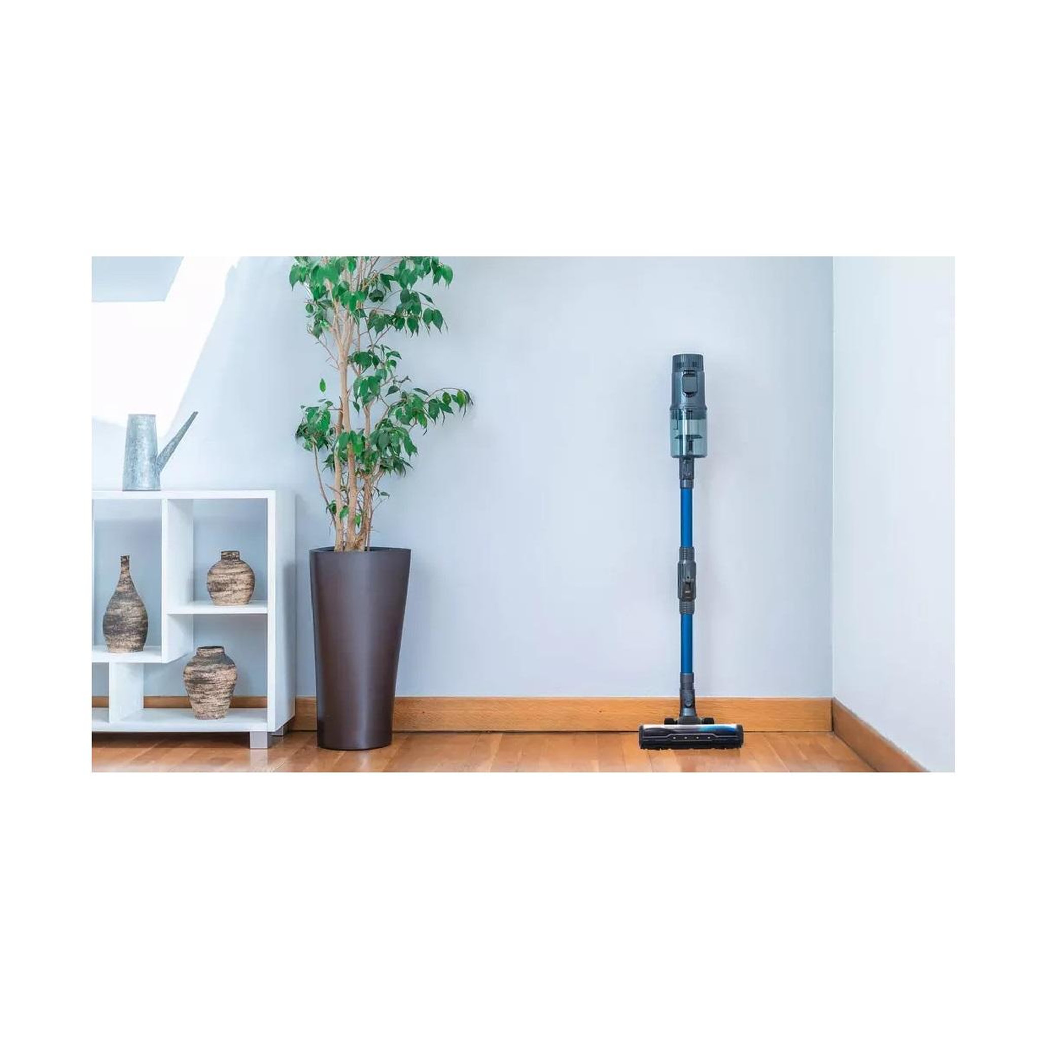 Voir la diapositive 4 : EZICLEAN Aspirateur balai 2en1 rechargeable 29,6v - cycloboostfr8wash