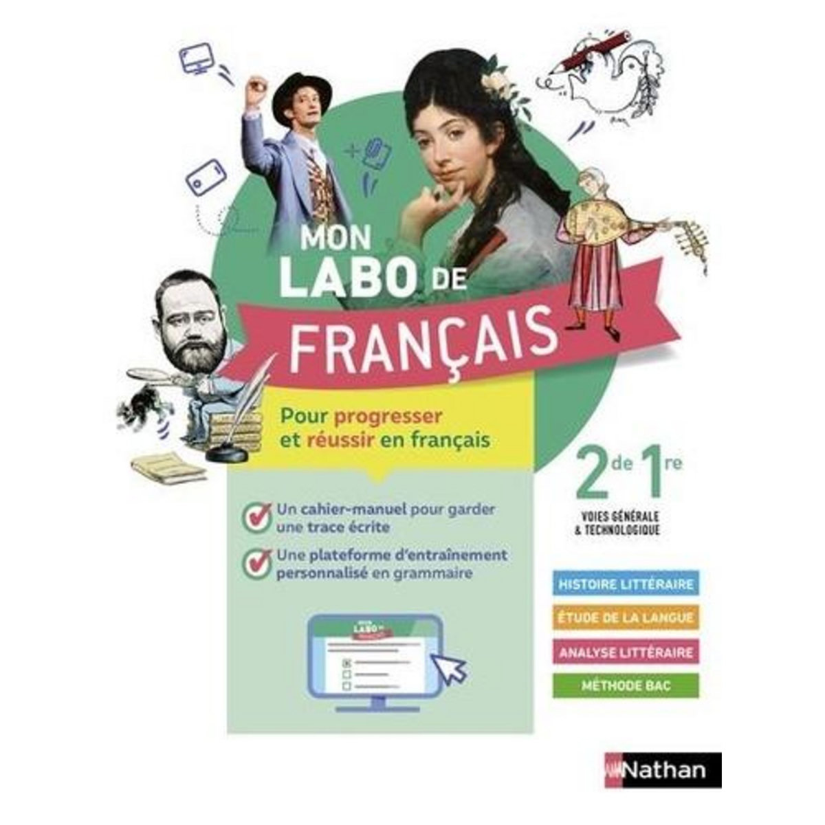FRANCAIS 2DE 1RE VOIES GENERALE & TECHNOLOGIQUE MON LABO DE FRANCAIS. EDITION 2022, Benbraham Cécilia