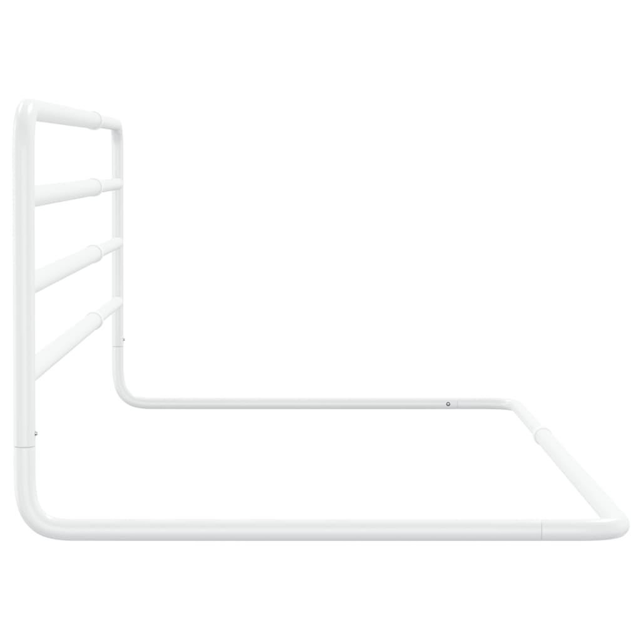 Voir la diapositive 4 : VIDAXL Barriere de securite de lit d'enfant Blanc (76-137)x55 cm Fer