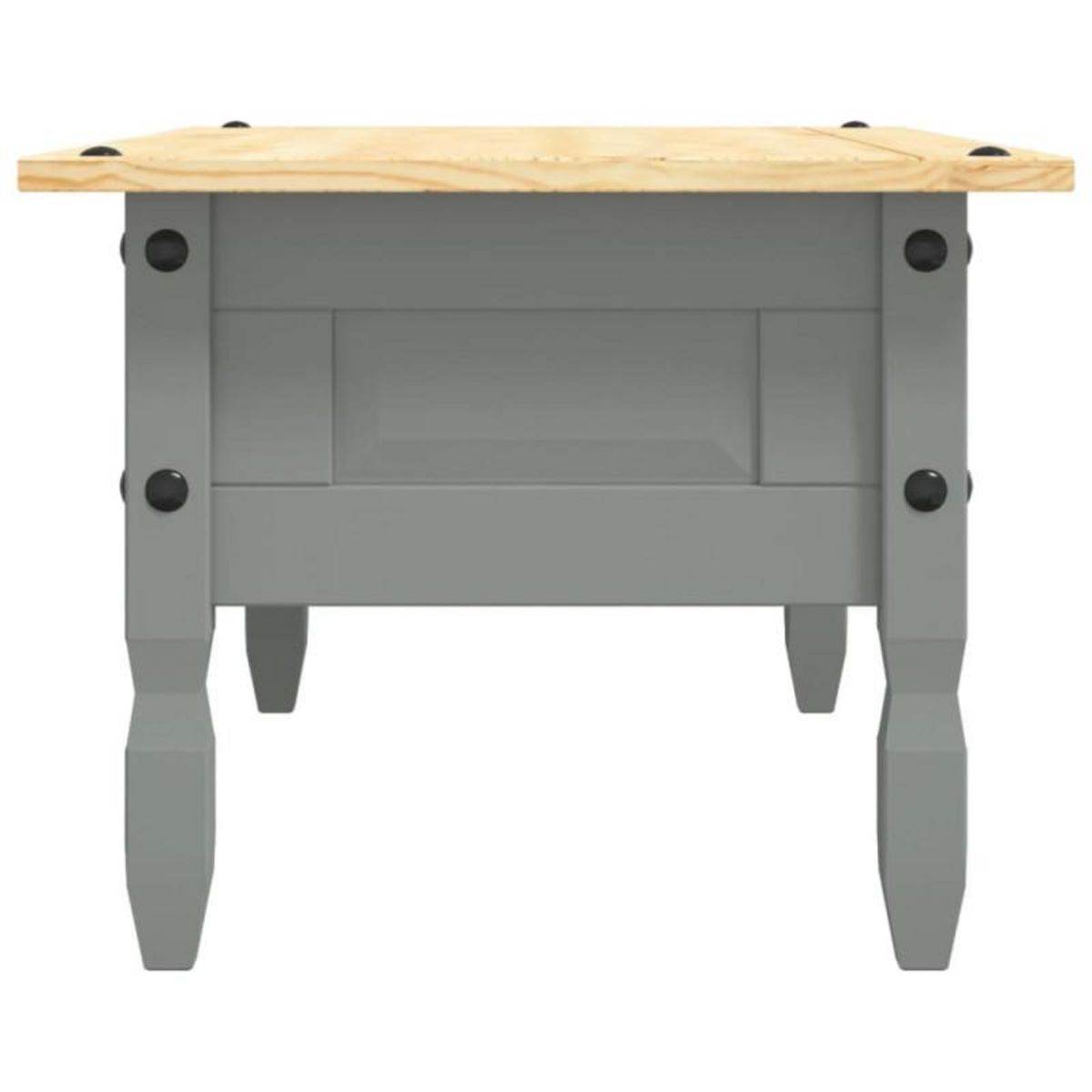 VIDAXL Table basse Pin mexicain Gamme Corona Gris 100x55x44 cm