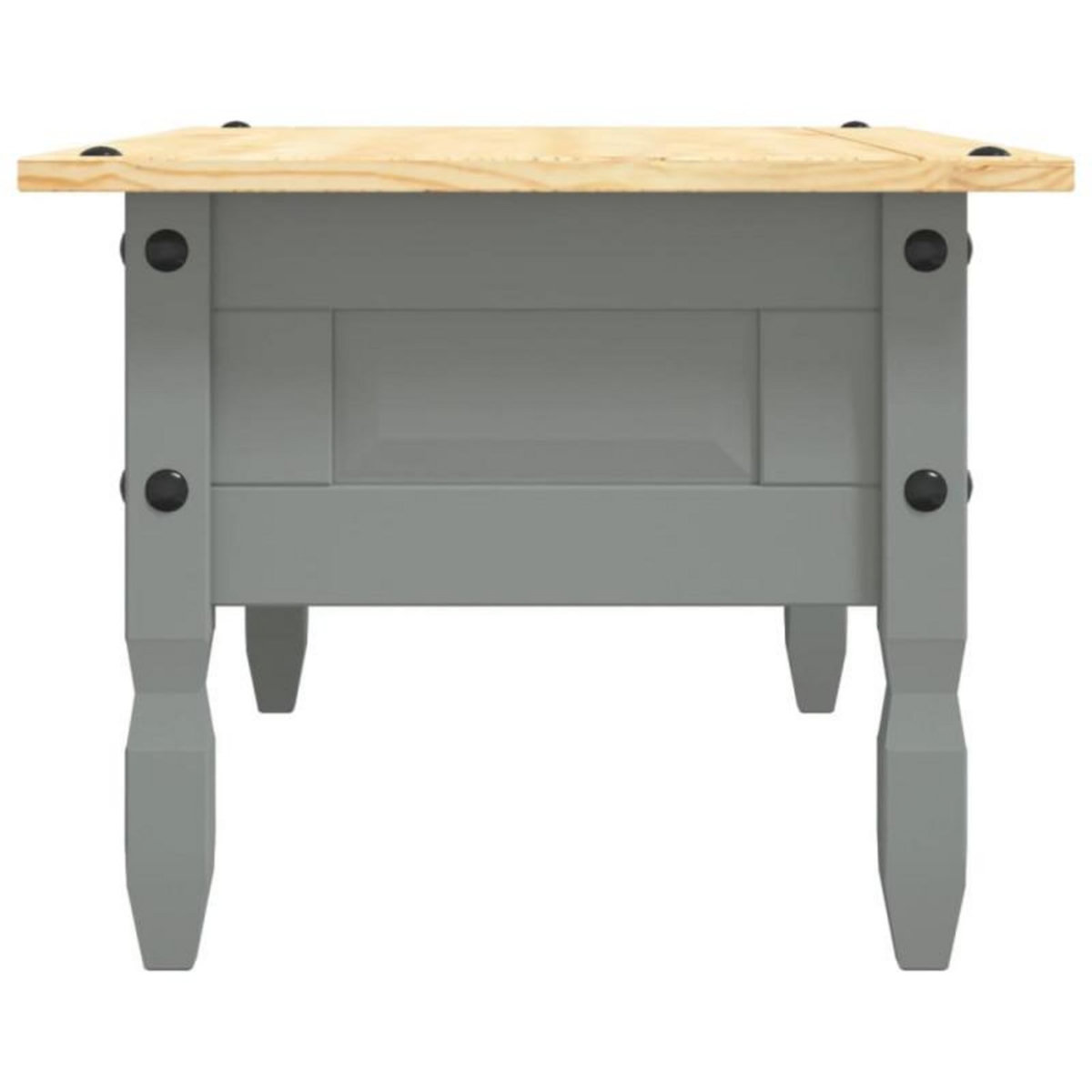 VIDAXL Table basse Pin mexicain Gamme Corona Gris 100x55x44 cm