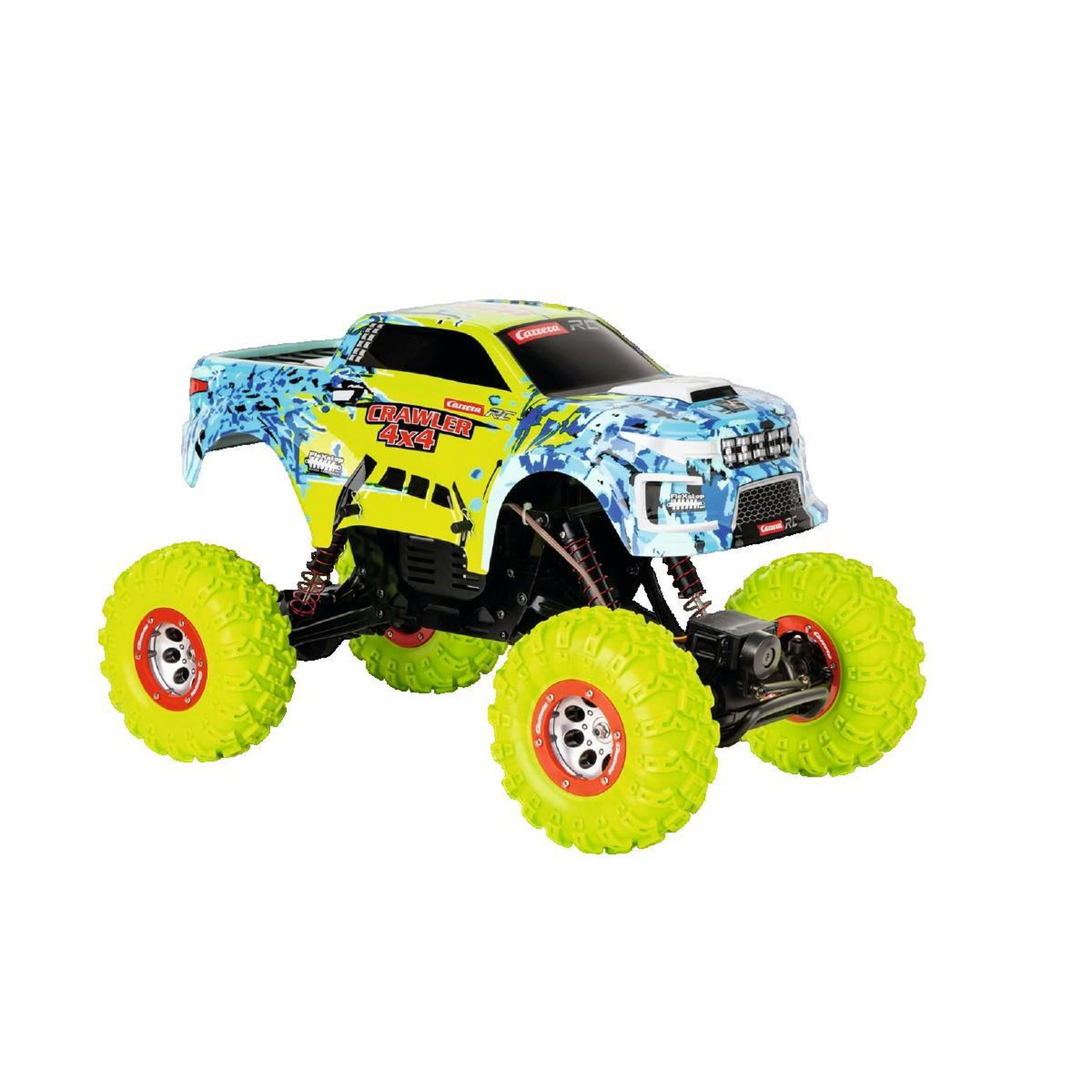 Voir la diapositive 2 : Carrera Voiture radiocommandée Carrera tout-terrain multicolore 4x4