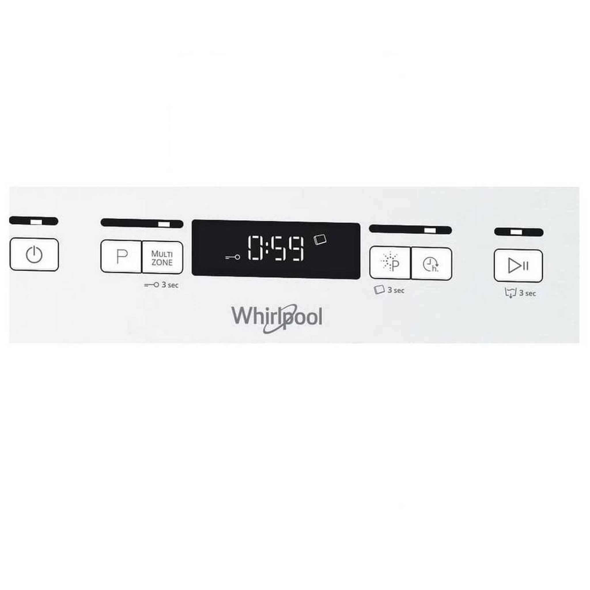 Voir la diapositive 3 : Whirlpool Lave-vaisselle 60cm 14 couverts 42db - WFC3C42P