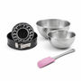 Voir la diapositive 1 : ZENKER Set de 4 ustensiles de pâtisserie moule à manqué bols et spatule Black mettallic Black mettallic Zenker  Black mettallic