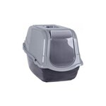 FORNORD Maison de toilette litière pour chat EDEN. Coloris disponibles : Gris, Vert