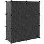 Voir la diapositive 5 : VIDAXL Etagere a chaussures Noir 84,5x31x93,5 cm PP