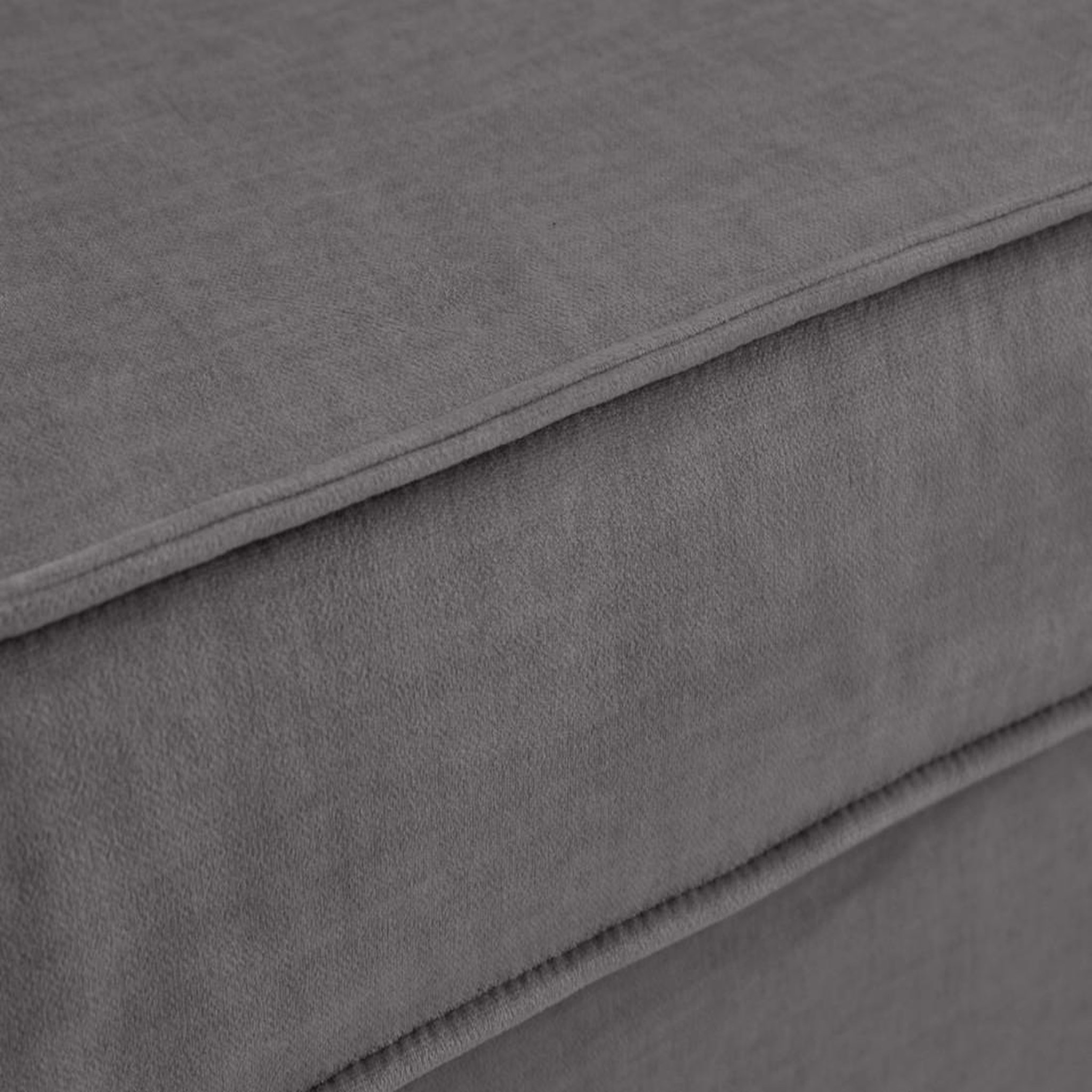 Voir la diapositive 3 : LISA DESIGN Jake - canapé déhoussable d'angle droit 5 places en velours