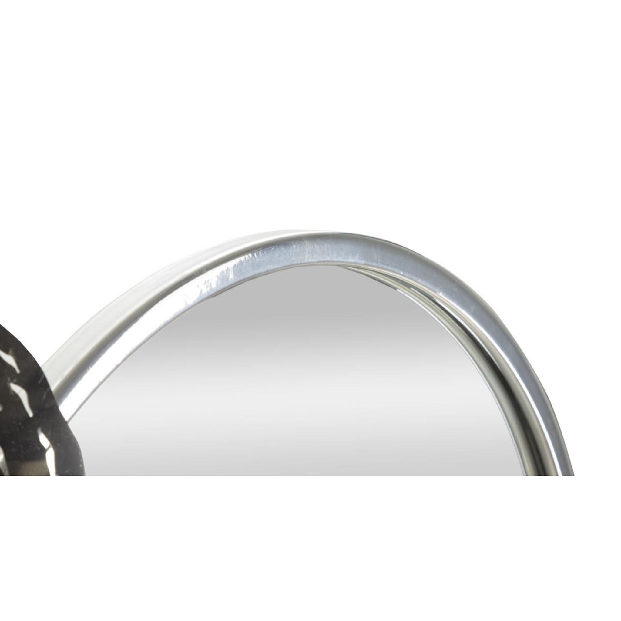 Voir la diapositive 3 : Paris Prix Décoration murale avec miroir  hop  106cm argent
