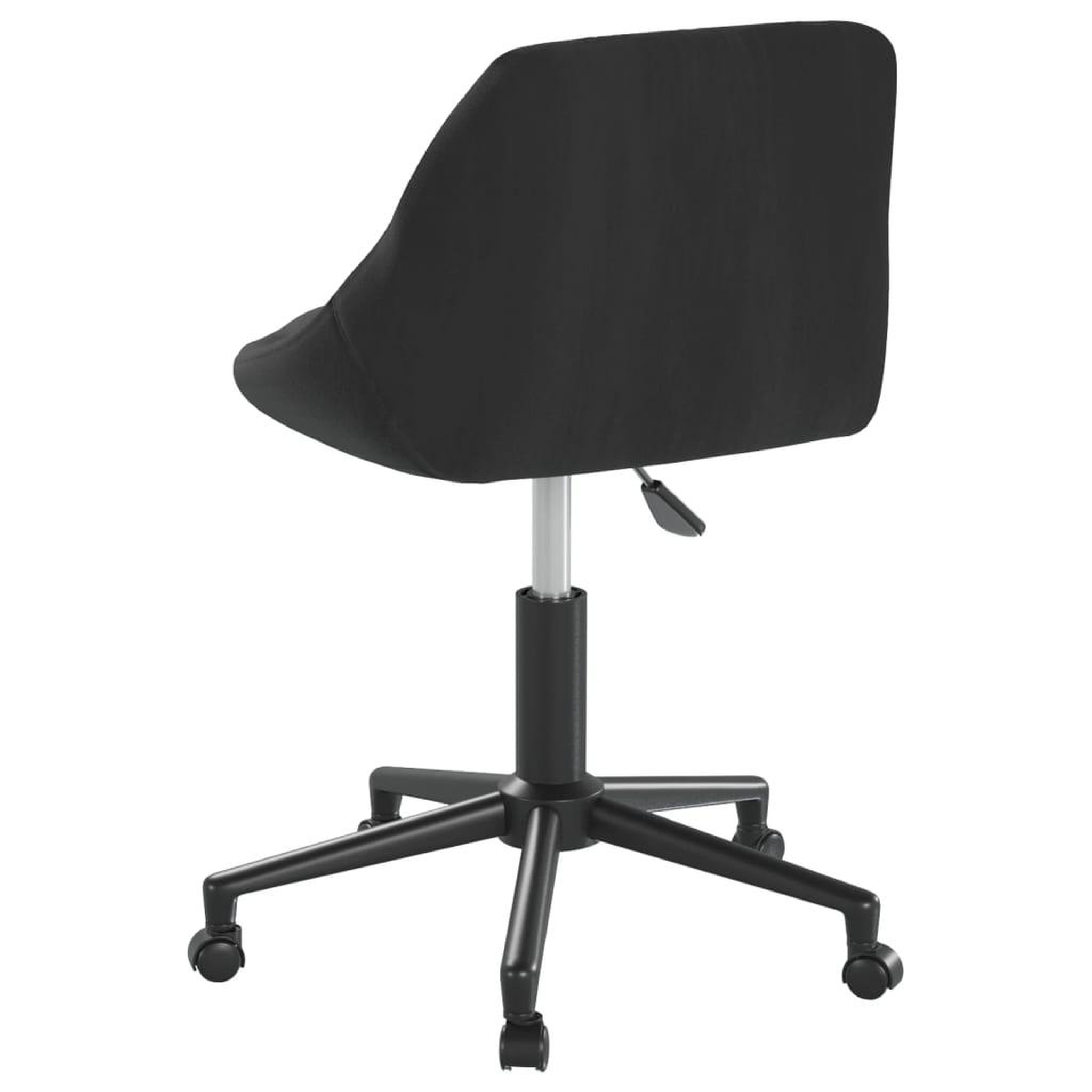 Voir la diapositive 5 : VIDAXL Chaise pivotante de bureau Noir Velours