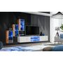 Voir la diapositive 2 : Paris Prix Ensemble Meuble TV  Switch XXII  210cm Naturel & Blanc