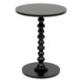 Voir la diapositive 1 : ATMOSPHERA Table d'Appoint Ronde  Alix  50cm Noir