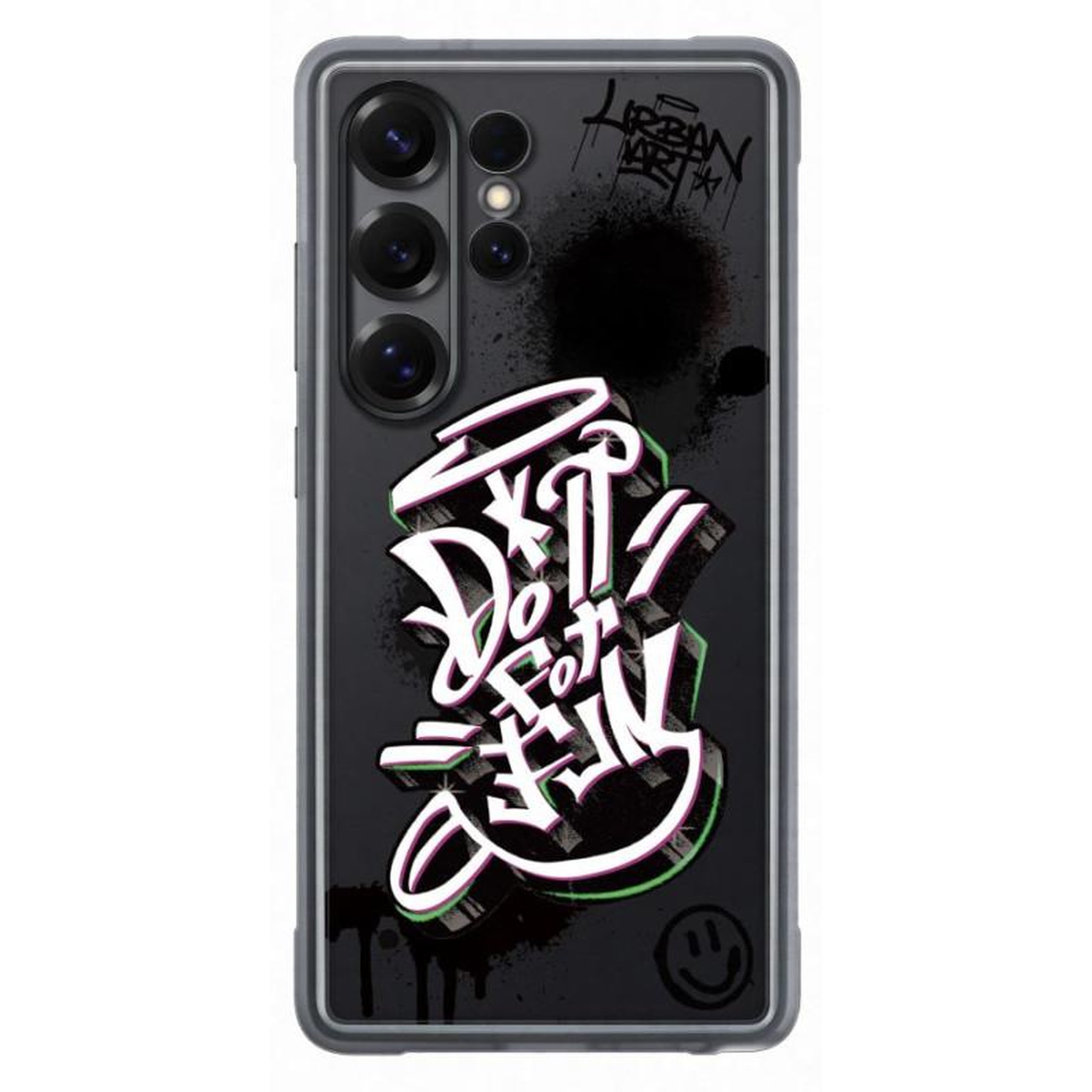Samsung Coque personnalisable renforcée noir pour Samsung Galaxy S25 Ultra