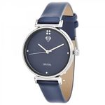 SC CRYSTAL Montre élégante Izia SC Crystal ornée de 4 cristaux scintillants