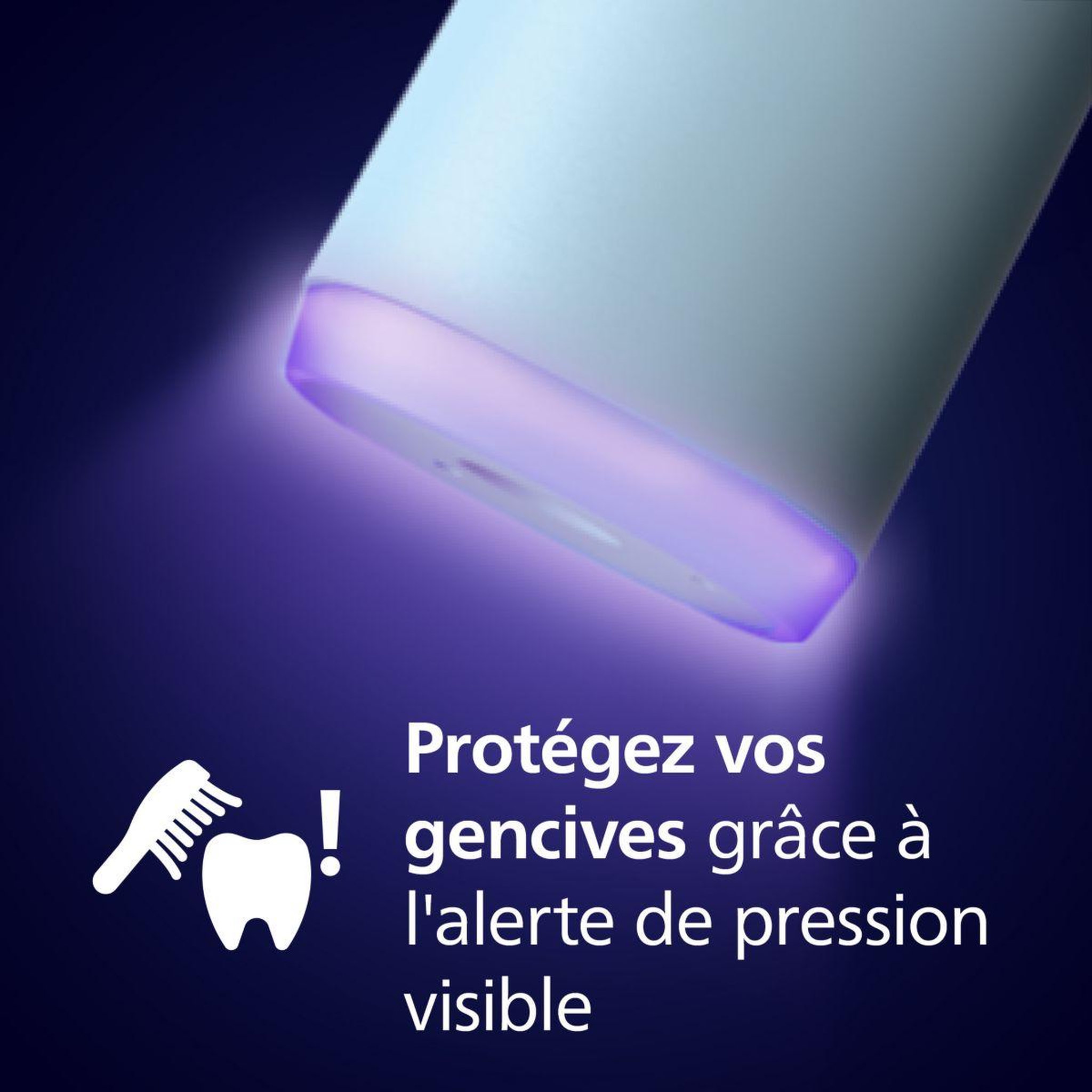 Voir la diapositive 5 : Philips Brosse à dents électrique Sonicare 6100 series HX7406/02