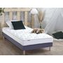 Voir la diapositive 2 : Matelas mousse accueil mémoire de forme 90x190 cm LAVANDOU