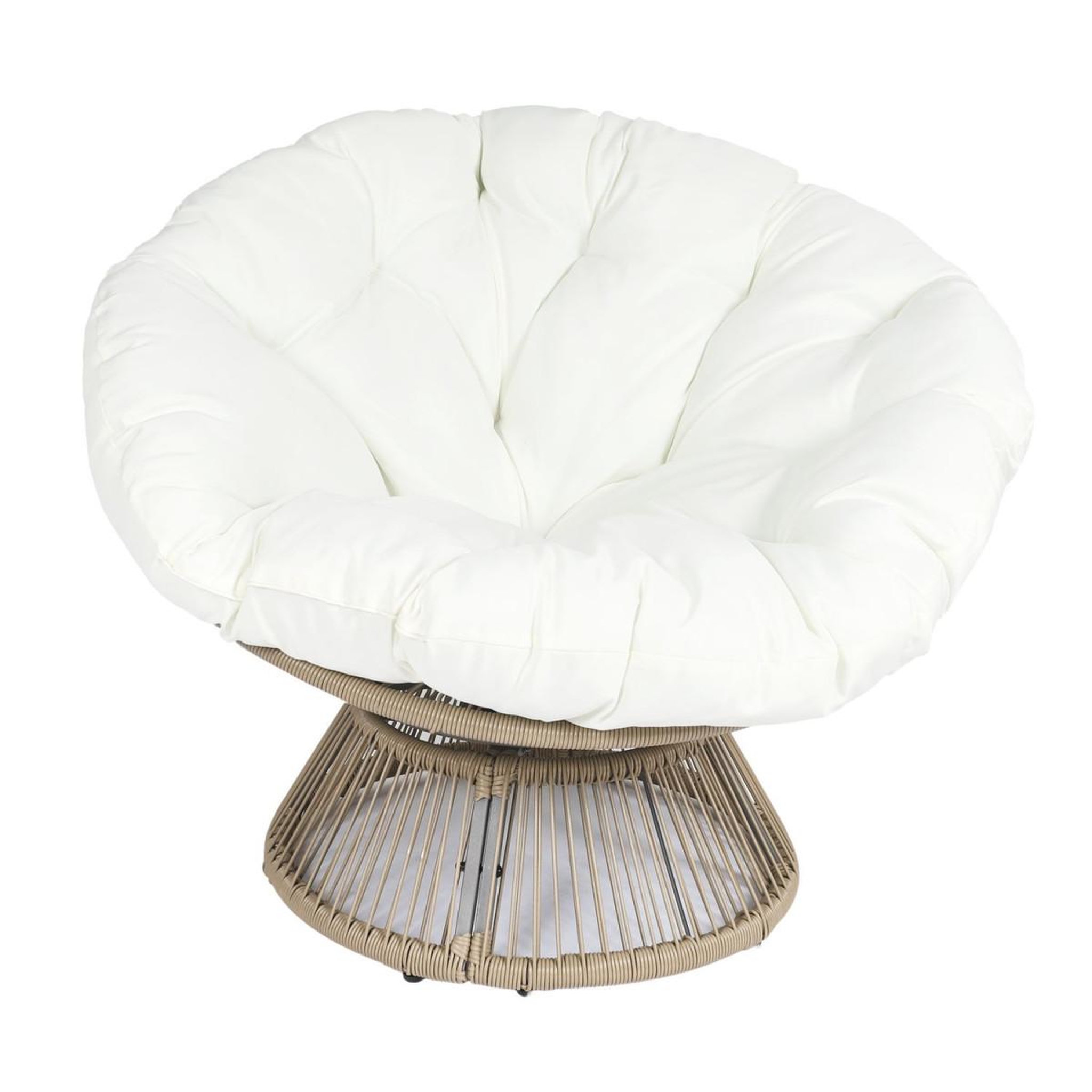 The Home Deco Factory Fauteuil papasan  cancun  96cm naturel