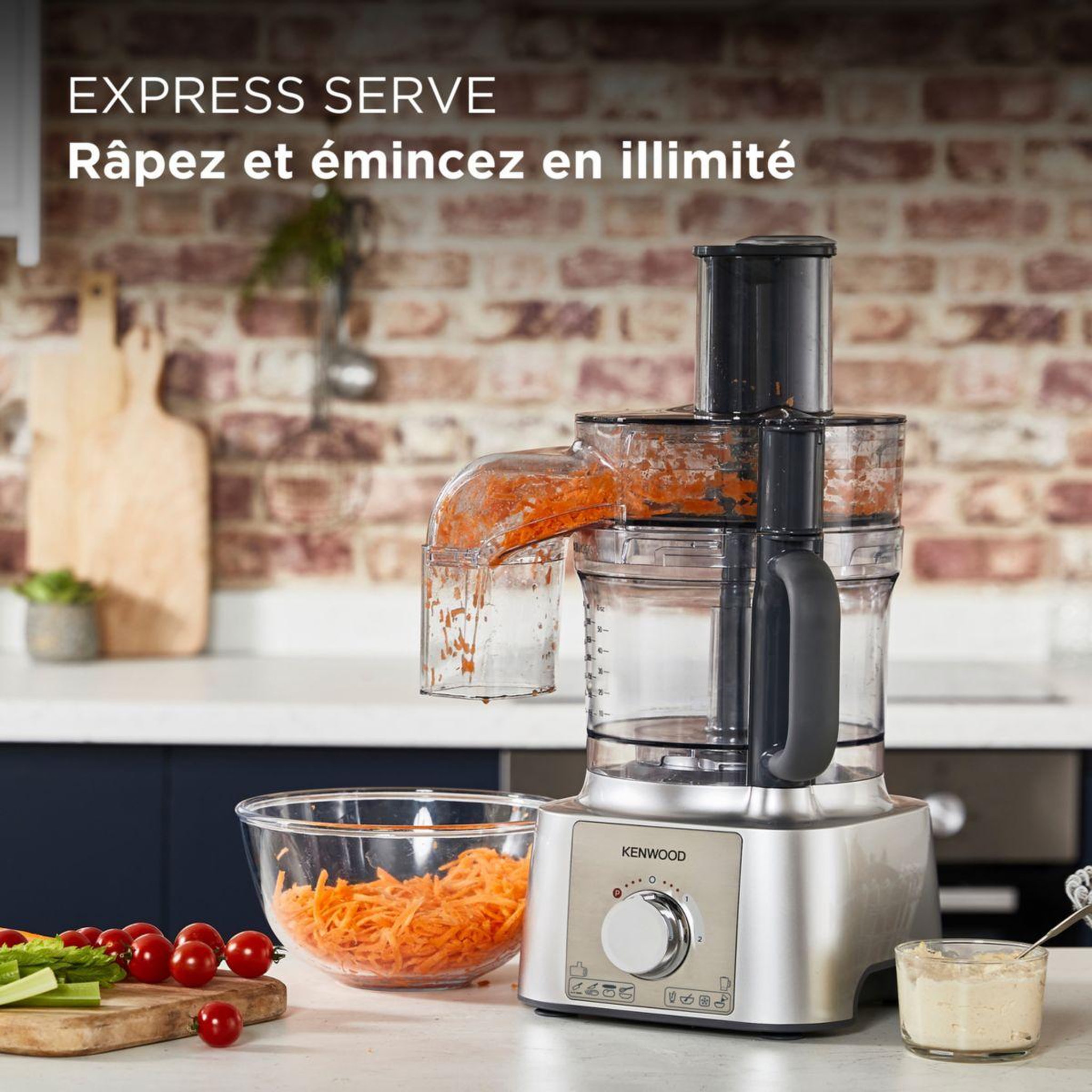 Voir la diapositive 4 : KENWOOD Robot multifonction MULTIPRO XPRESS FDP65A.590SI