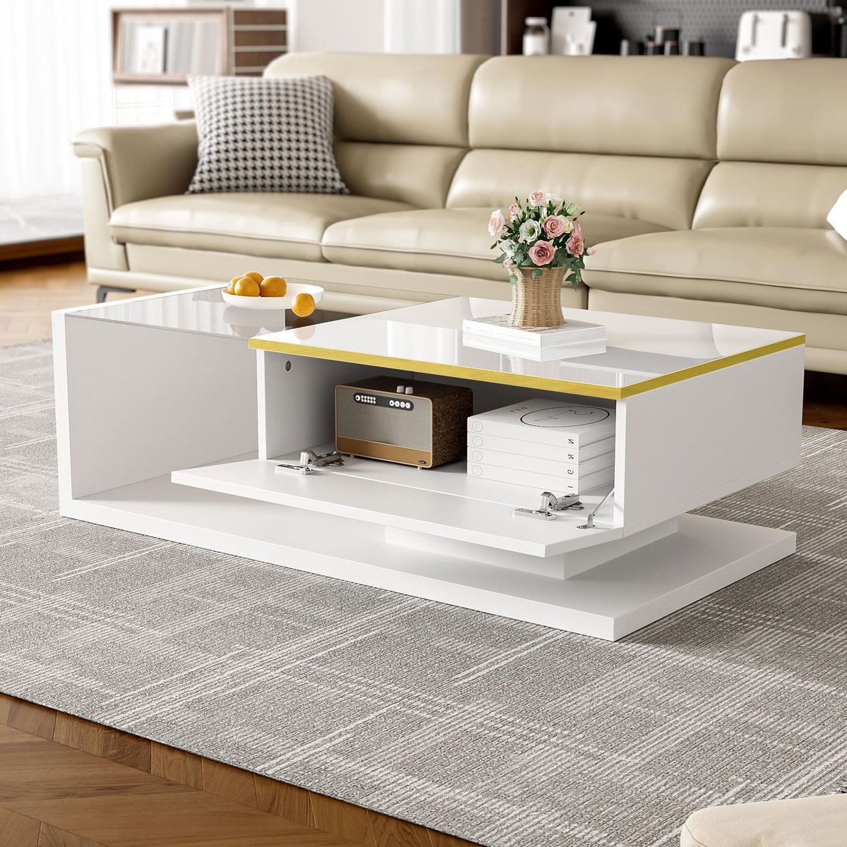 MERAX Table basse rectangulaire