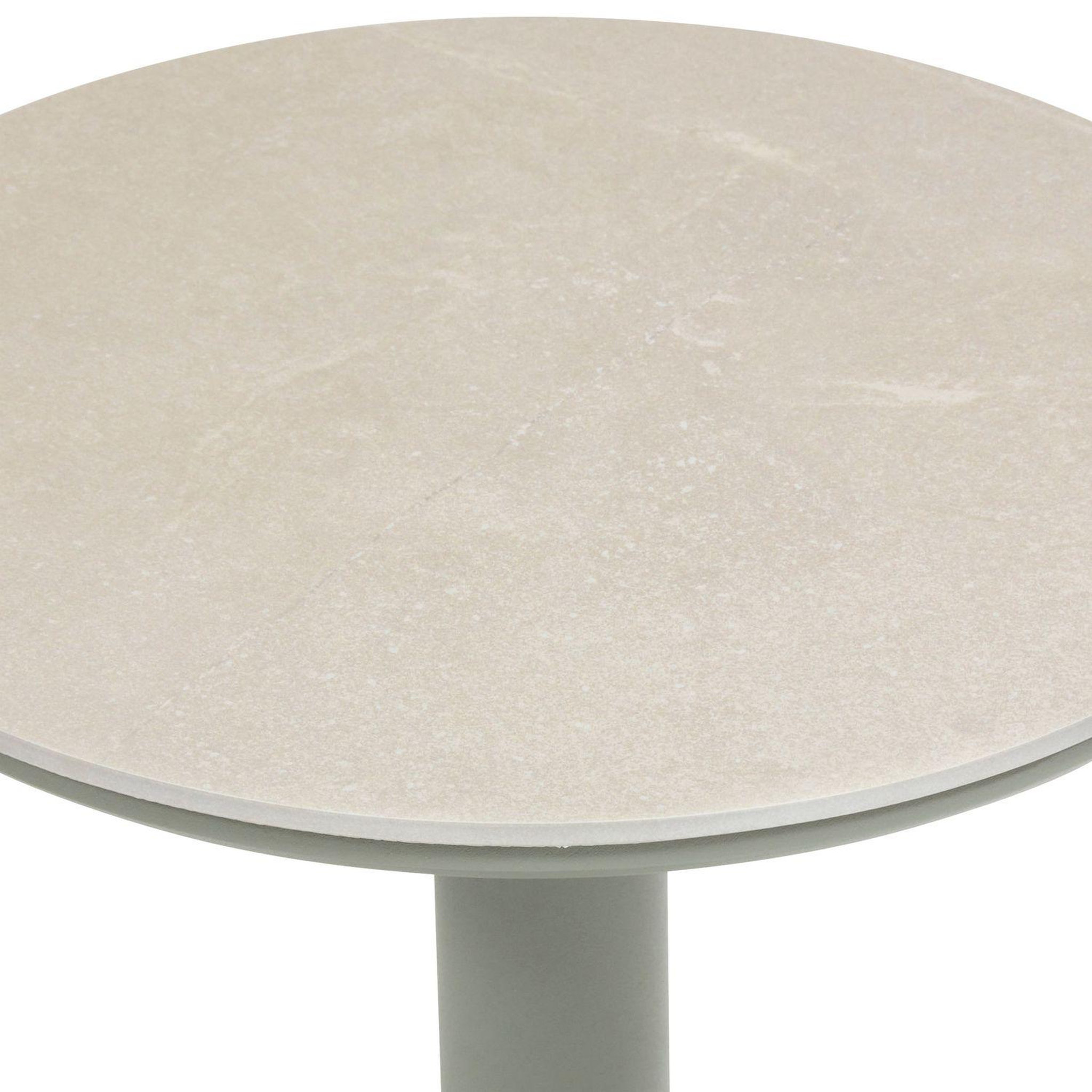 Voir la diapositive 3 : HESPERIDE Table d'appoint de jardin ronde soletia