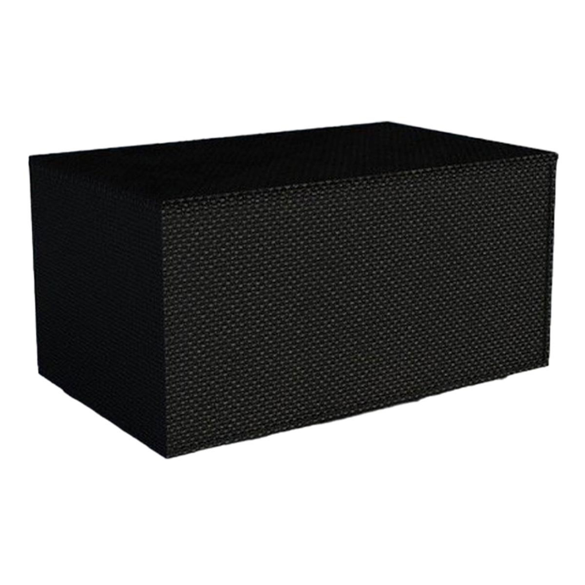 Voir la diapositive 1 : Paris Prix Coffre de rangement en résine  tressé  132cm noir