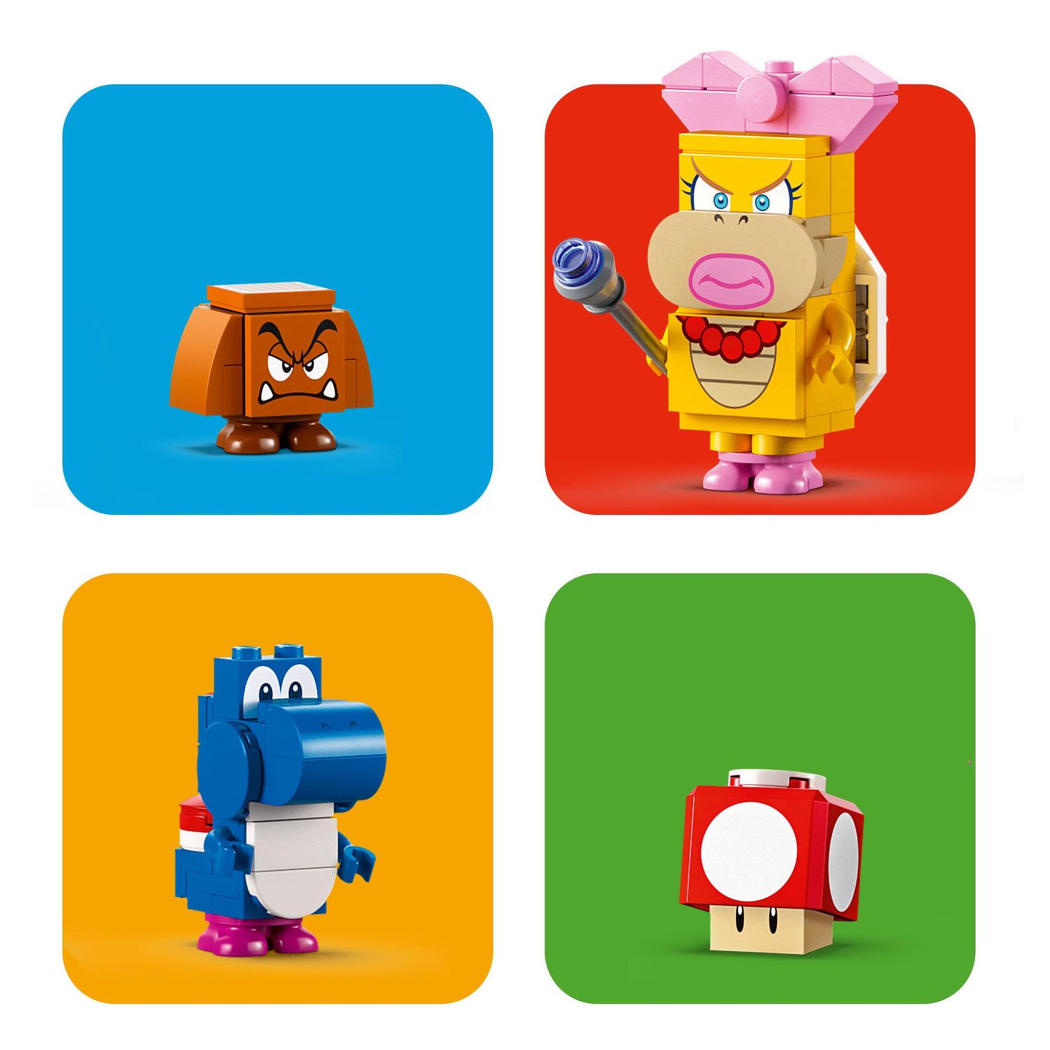Voir la diapositive 7 : LEGO Super Mario 71418 Set la boite à outils créative,  Jouet Enfants 6 Ans, avec Figurines