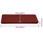 Voir la diapositive 6 : VIDAXL Tapis d'escalier auto-adhesifs 30 pcs rouge 65x24,5x3,5 cm