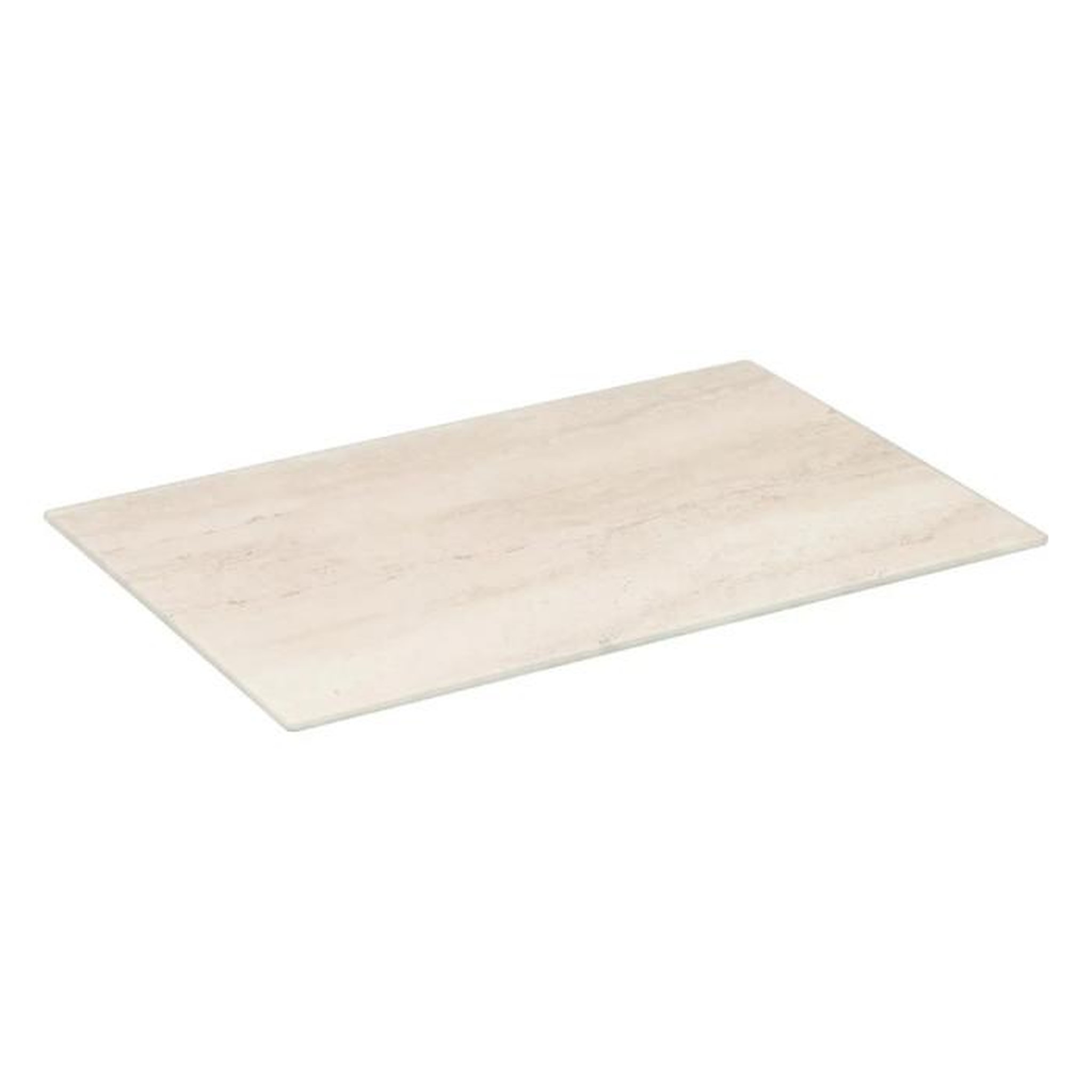 FIVE Planche à Découper en Verre  Effet Travertin  30cm Beige