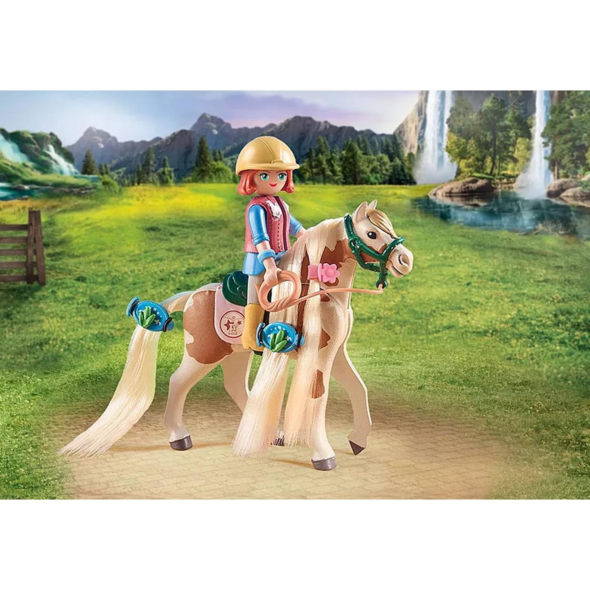 Voir la diapositive 3 : PLAYMOBIL Ensemble de jeu Playmobil Ellie avec cheval à coiffer