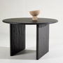 Voir la diapositive 5 : Paris Prix Table à Manger Ronde  Bjorholmen  120cm Noir