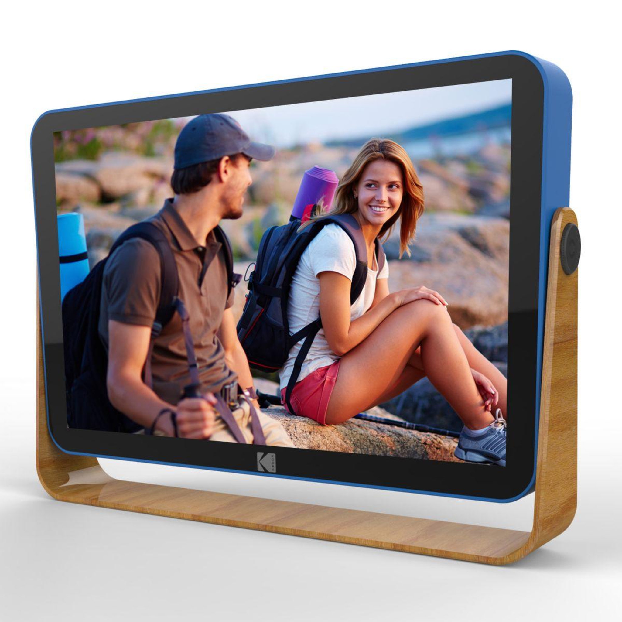 Voir la diapositive 4 : Kodak Cadre photo connecté WIFI 10'' RWF108 Bleu