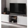 Voir la diapositive 1 : Meuble TV 2 portes 1 niche L156 cm TORINO