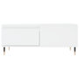 Voir la diapositive 5 : VIDAXL Table basse Blanc 90x50x36,5 cm Bois d'ingenierie