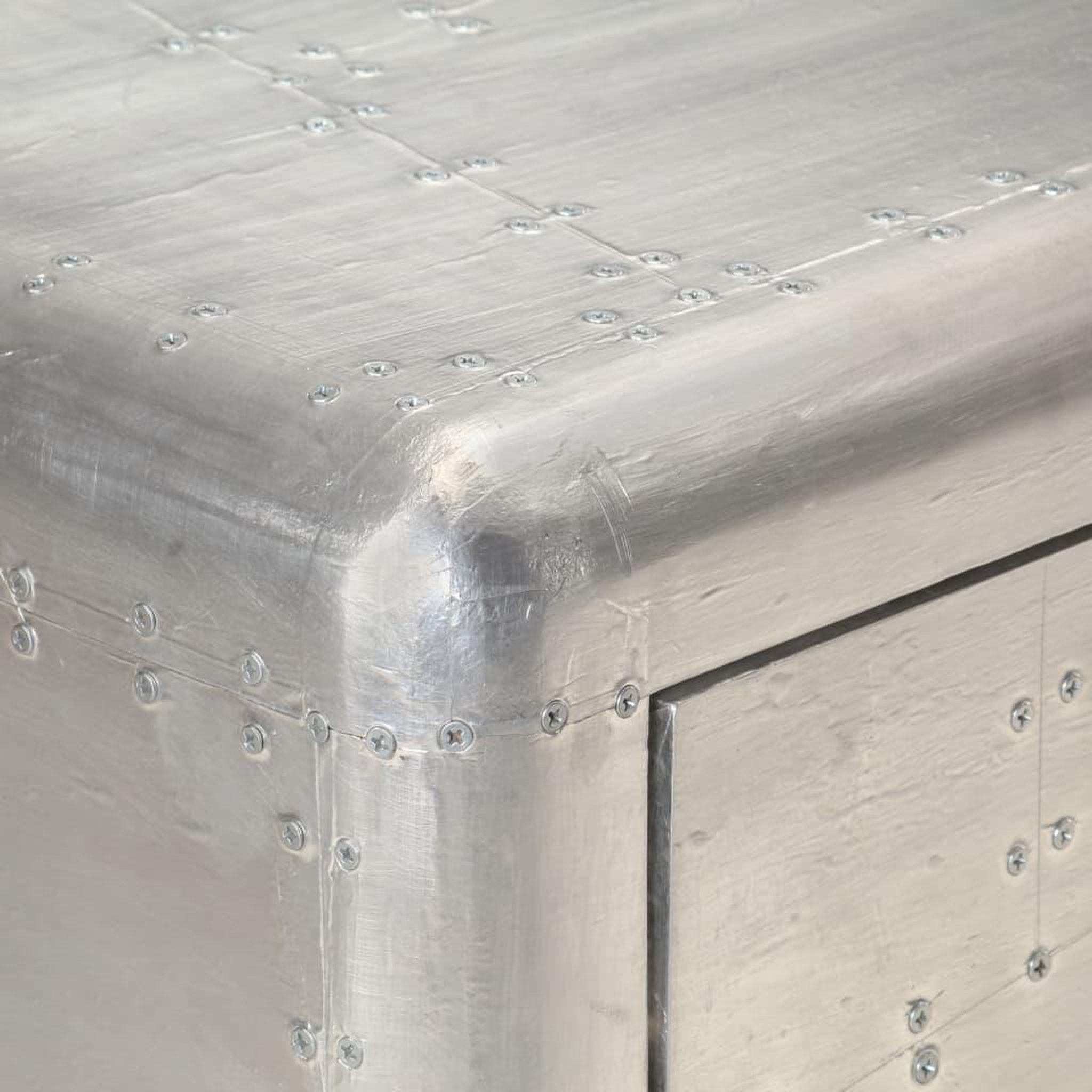 Voir la diapositive 4 : VIDAXL Buffet de style aviation 110x35x75 cm Metal