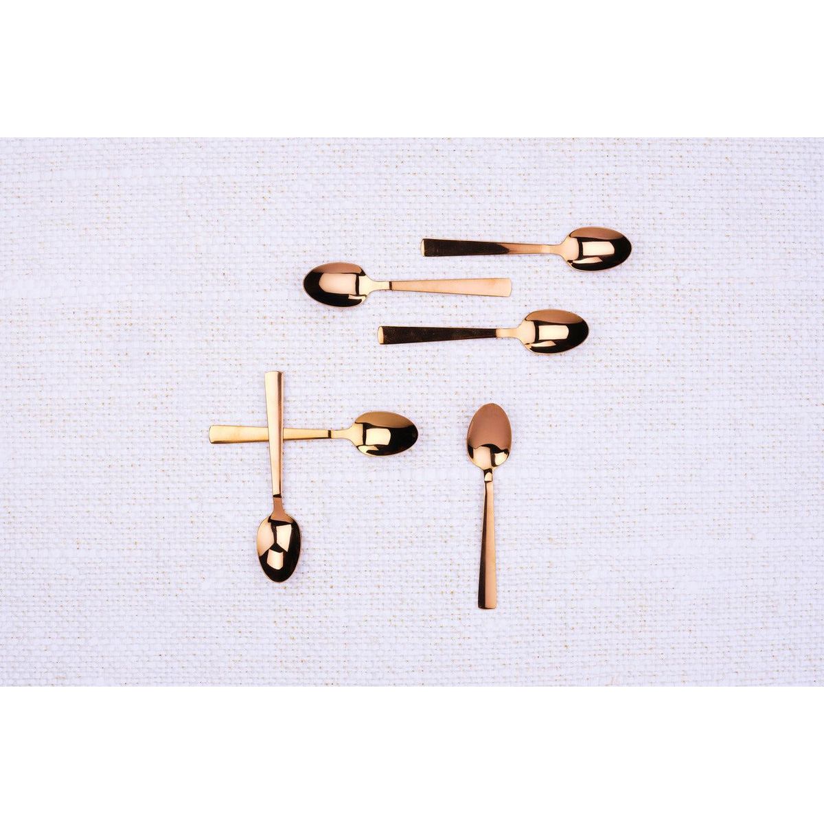 BJORN Coffret 6 petites cuillères TELMO - Copper