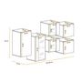 Voir la diapositive 4 : Paris Prix Meuble de Rangement  Switch IV  320cm Naturel