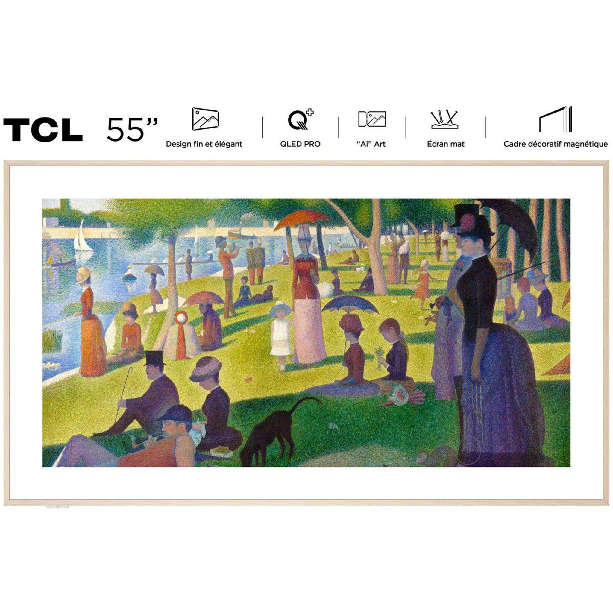 Voir la diapositive 2 : TCL Tv qled nxtvision 55a300w-55 pouces (139cm)