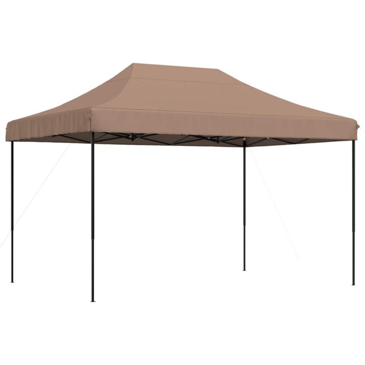 VIDAXL Tente de reception pliable escamotable marron 410x279x315 cm