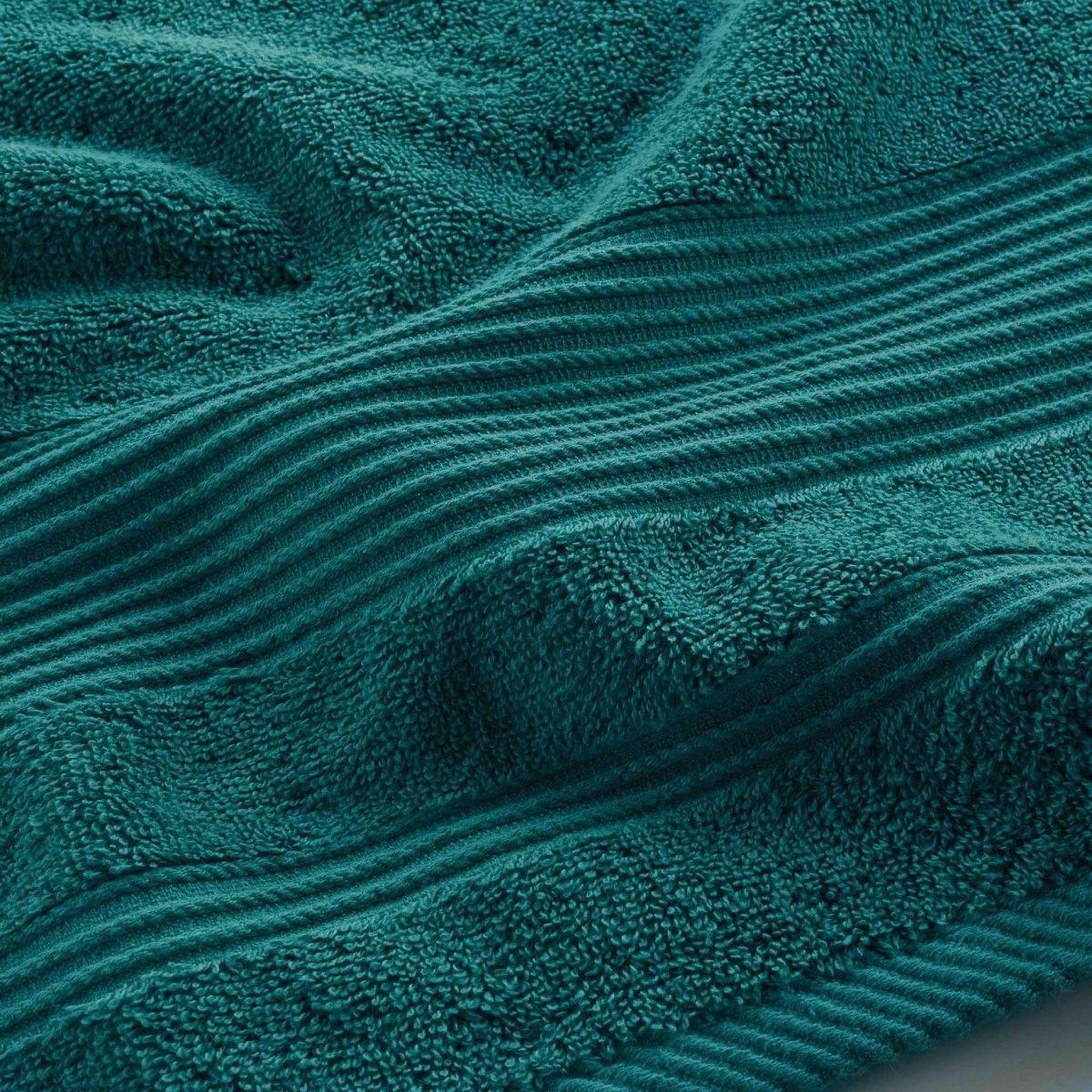 Voir la diapositive 4 : Douceur d'Intérieur Drap de bain  tendresse  90x150cm émeraude