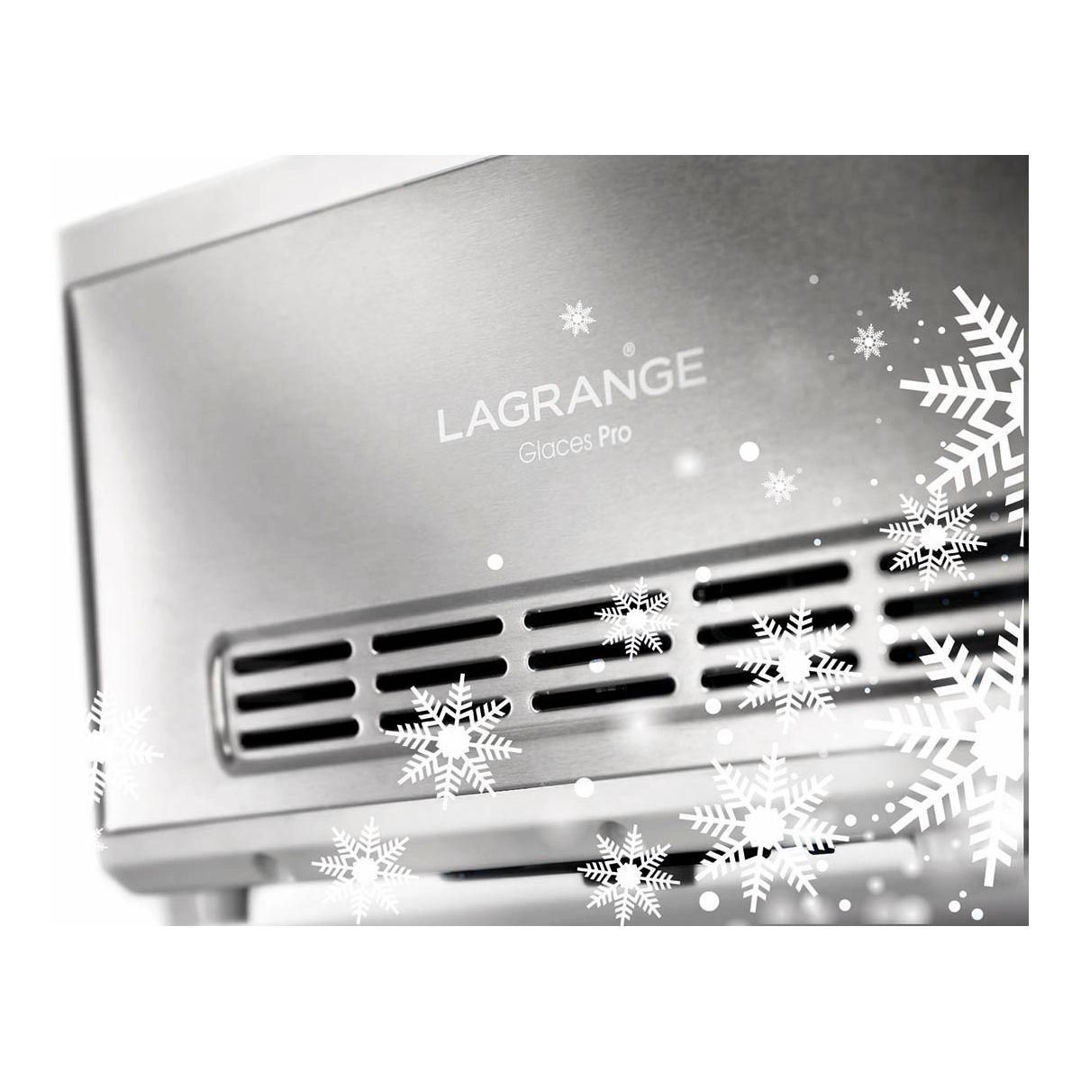 LAGRANGE Turbine à glace Glaces Pro 2L double cuve 419022