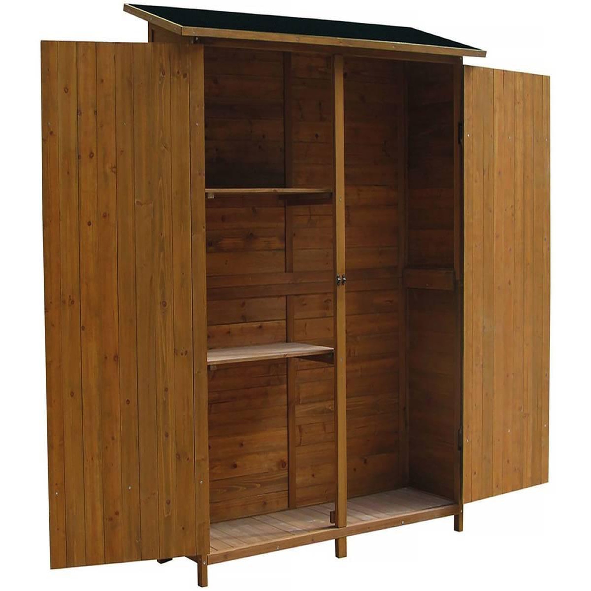 Voir la diapositive 3 : Habitat et Jardin Armoire de jardin  espacio  - 140 x 49 x 162 cm - marron
