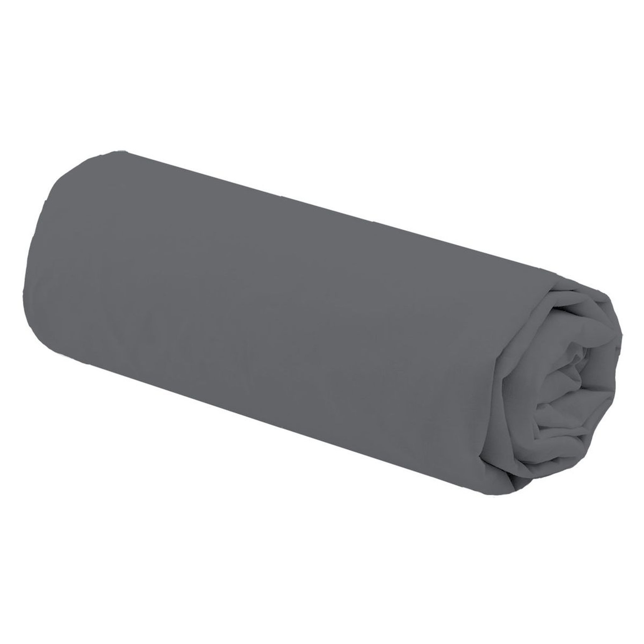 Drap housse uni en satin de coton ZELIE