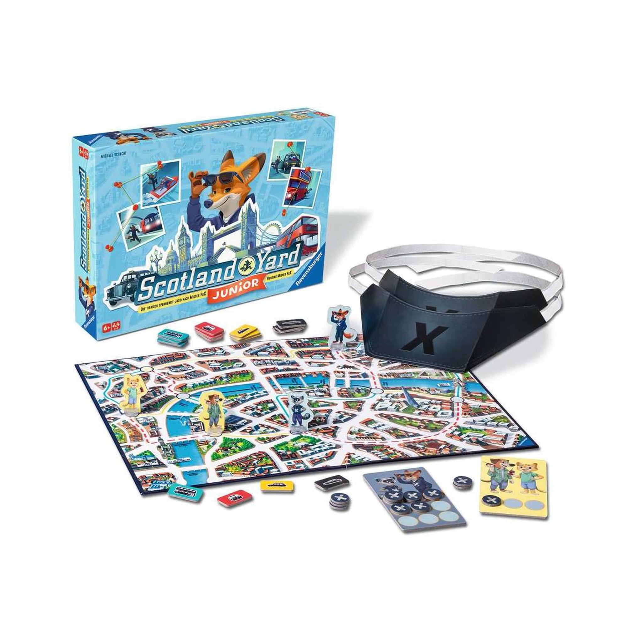 Voir la diapositive 3 : RAVENSBURGER Scotland Yard junior jeu d'enquete