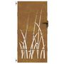 Voir la diapositive 4 : VIDAXL Portail de jardin 85x200 cm acier corten conception d'herbe