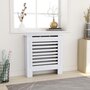 Voir la diapositive 1 : VIDAXL Cache-radiateur MDF Blanc 78 cm