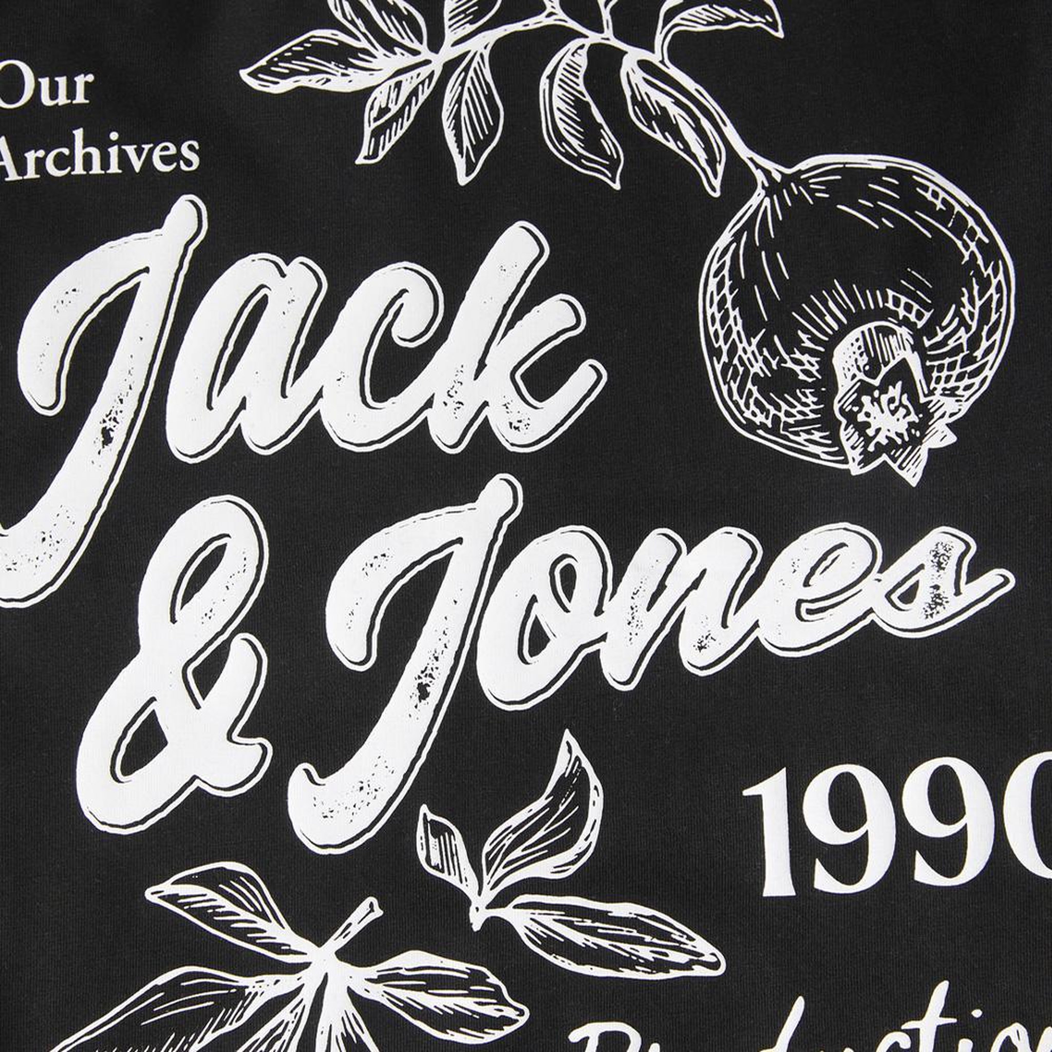 Voir la diapositive 4 : Jack & Jones T-Shirt Noir Homme Jack & Jones Arri