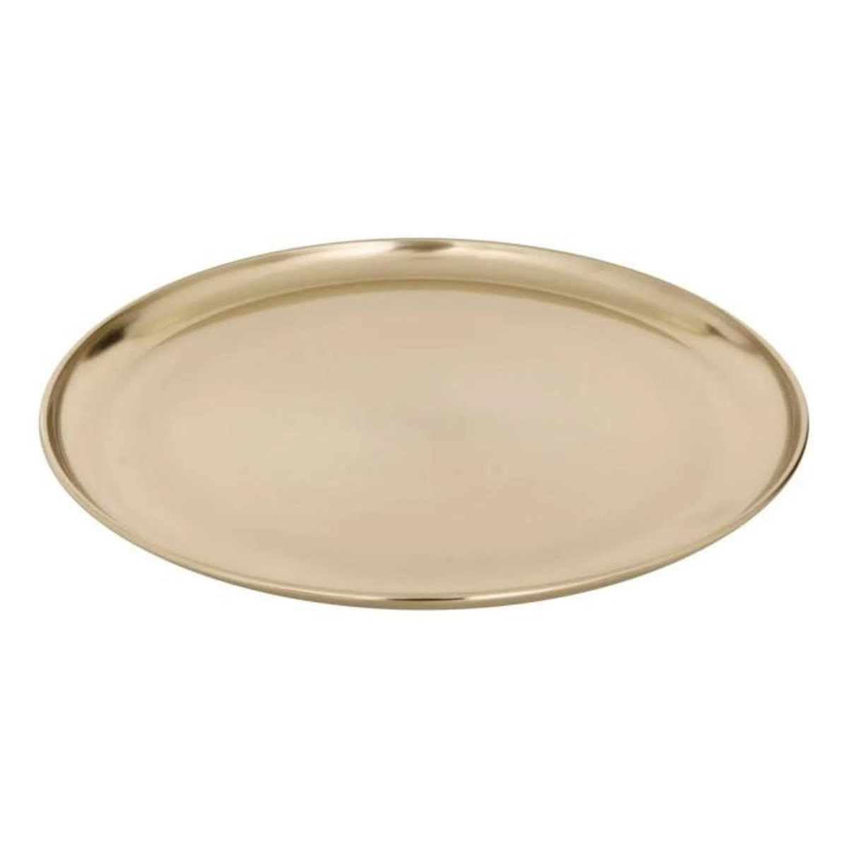 SECRET DE GOURMET Plateau Déco en Métal  Gold  37cm Doré